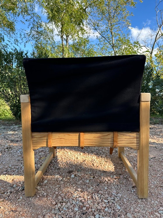 Image 1 of 2x Vintage IKEA Safari stoelen Karin Mobring