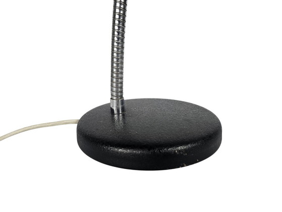 Image 1 of Lampada da tavolo 'Big Eye' - americana - lampada d'ingrandimento - collo flessibile - terzo quarto del XX secolo