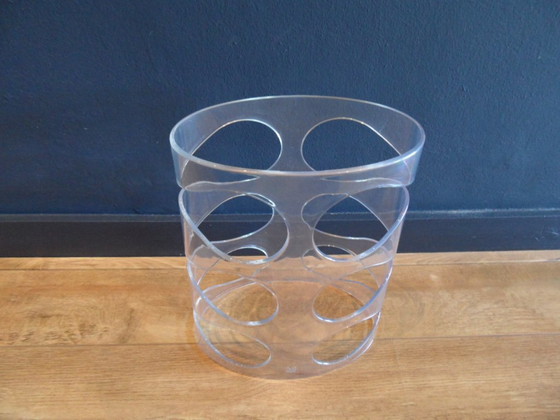 Image 1 of Vintage plexiglas wijnrek