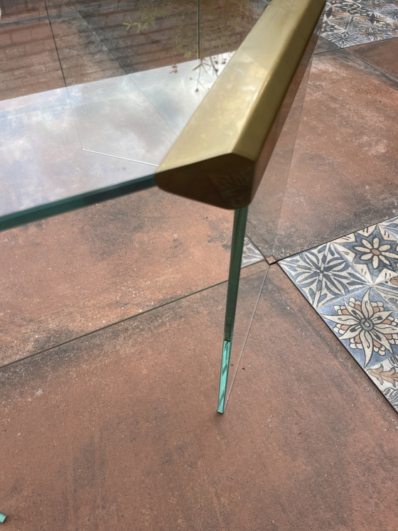 Gallotti & Radice glass coffee table side table – Metal (photo 10 of 10)