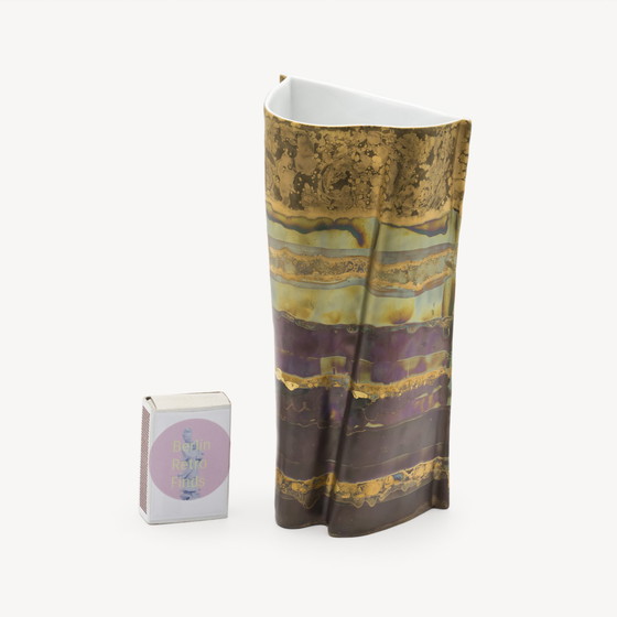 Image 1 of Rosenthal Studio Line Johan van Loon Drexler Fine Porcelain Art Vase Trio Eosin