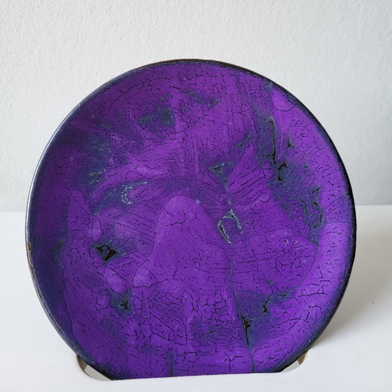 Image 1 of Vintage Fat Lava servies paars