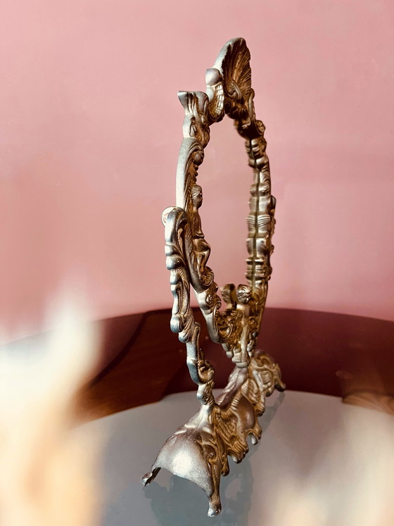 Image 1 of Unico! Specchio da toeletta in stile Ricoco italiano.