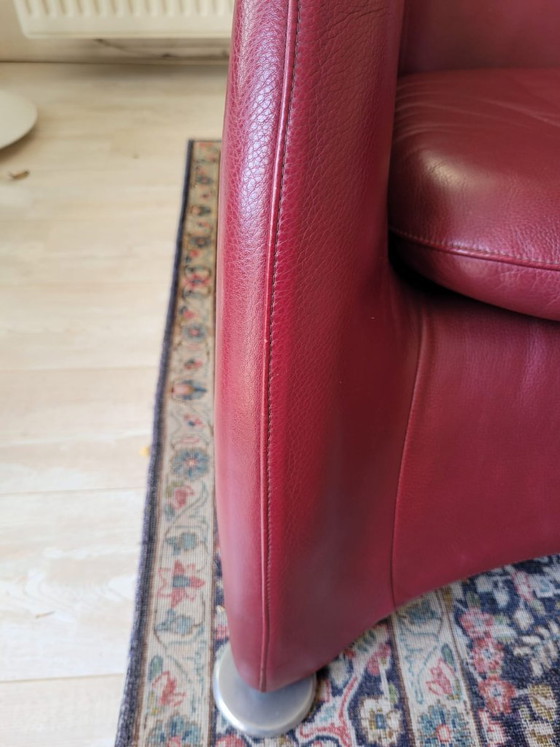 Montis Loge Poltrona – Pelle Rosso Bordeaux – Gerard Van Den Berg – Poltrone, Leather, Metal (photo 10 of 13)