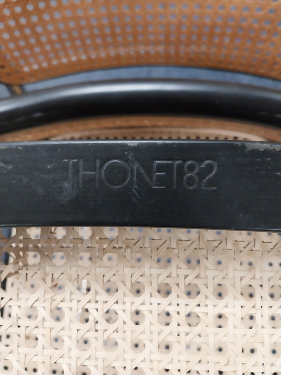 Image 1 of 2 x Marcel Breuer buisframe stoelen S32 door Thonet 1980's