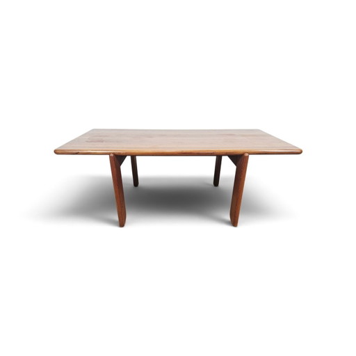 Table basse vintage danoise en teck, années 1970
