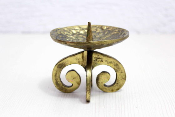 Image 1 of Bronze Brutalist Candlestick 1960