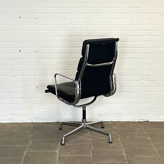 Image 1 of Vitra EA 209 Soft Pad Chair with High Back, Swivel and Armrests