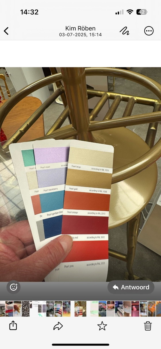 Image 1 of 2x tabourets de bar Johanson, comme neufs