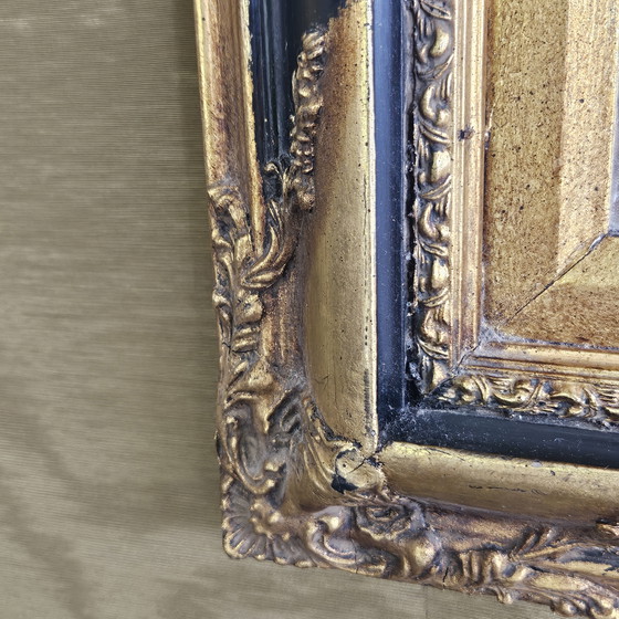 Image 1 of Baroque mirror black with antique gold