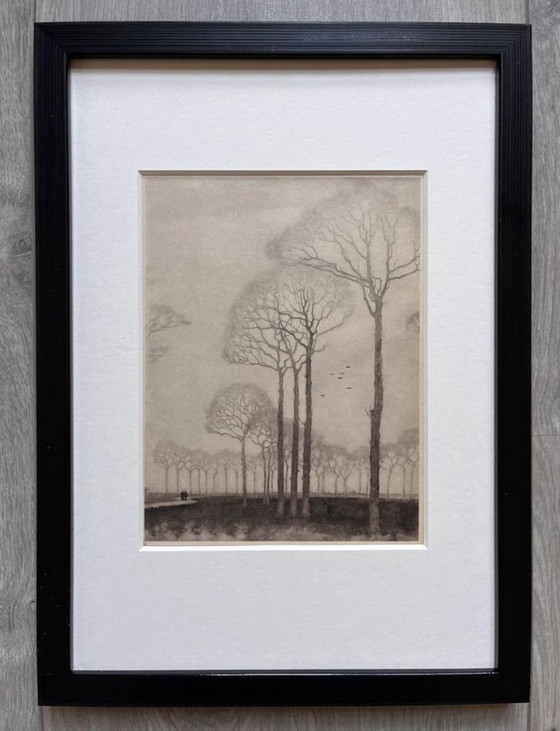 Image 1 of Jan Mankes 1889-1920 / Heliogravure Bomenrij 1927