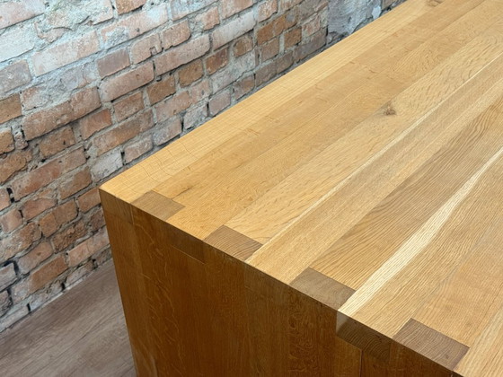 Oak Design Table on Wheels - Wood – Coffee tables, Metal (photo 6 of 6)