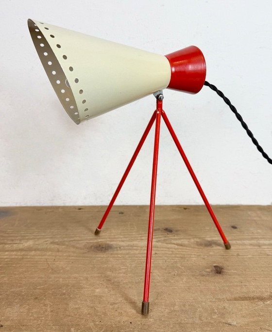 Image 1 of Lampe de table vintage du milieu du siècle par Josef Hůrka pour Napako, 1950s