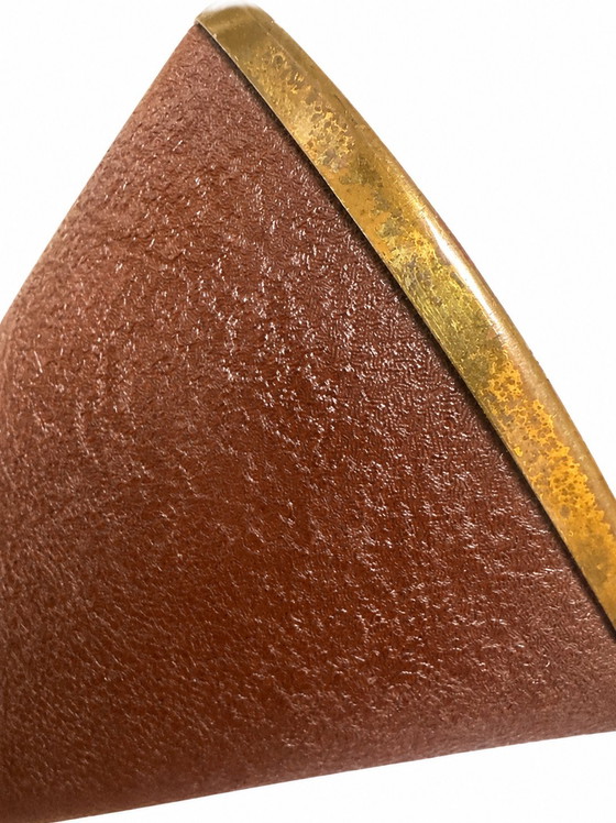 Image 1 of 1950s Petite Conical Tripod Table Lamp Attributed to Stilnovo