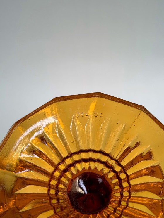 Image 1 of Ankerglas Bernsdorf - Ciotola - Donna - Vetro ambrato - Art Déco