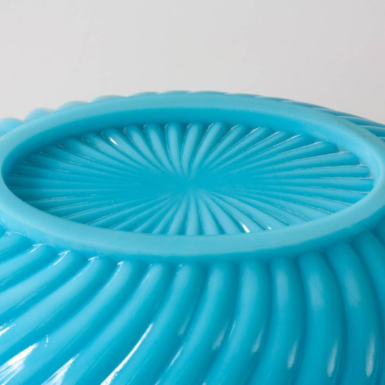 1940er Art Deco portugiesische Glasschale von IVIMA – Tischdekoration (photo 11 of 13)