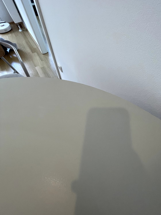 Image 1 of HAY CPH 20 table - 90 cm rond en färbe white natur (beige léger)