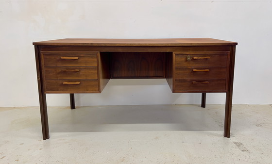 Image 1 of Bureau en bois de rose par Kai Kristiansen pour FM Møbler