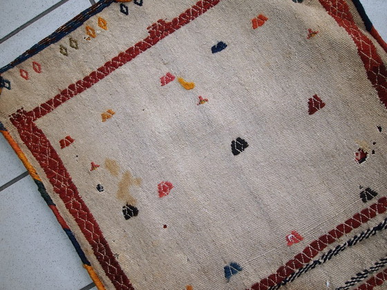 Image 1 of Handgefertigte antike persische Sumak-Satteltasche, doppelt, 55 cm x 100 cm, 1940er Jahre - 1C399