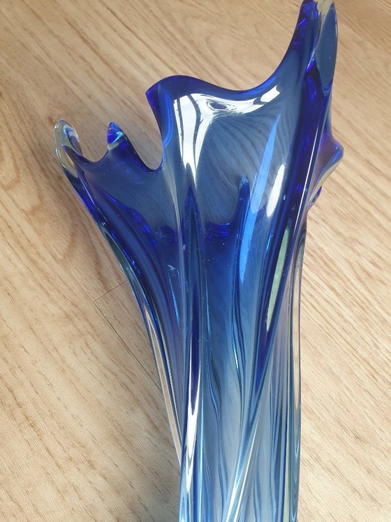 Image 1 of Murano vase blue