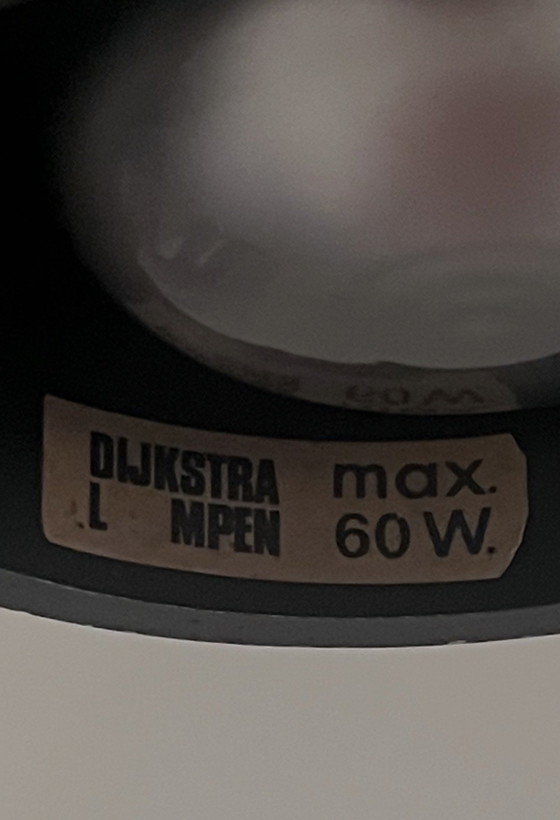 Lampe suspendue champignon hollandaise rare des années 70 – Dijkstra Lampen, Suspensions, Other, Metal (photo 6 of 15)