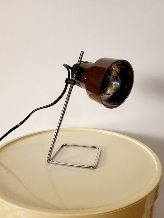 Image 1 of Lampe de bureau vintage du milieu du siècle, conçue par NF Luminaires, probablement des années 1970.