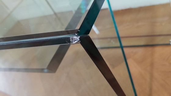 Image 1 of Mesa de centro Zen de Tonelli Design en cristal extratransparente.