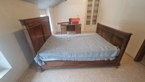 Houten bed