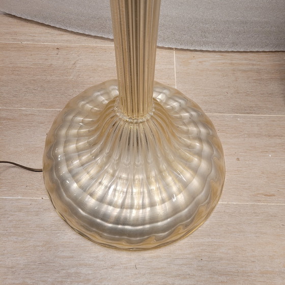 Image 1 of Lámpara De Pie, Cristal De Murano Y Polvo De Oro, Barovier & Toso, 50’S – Italia