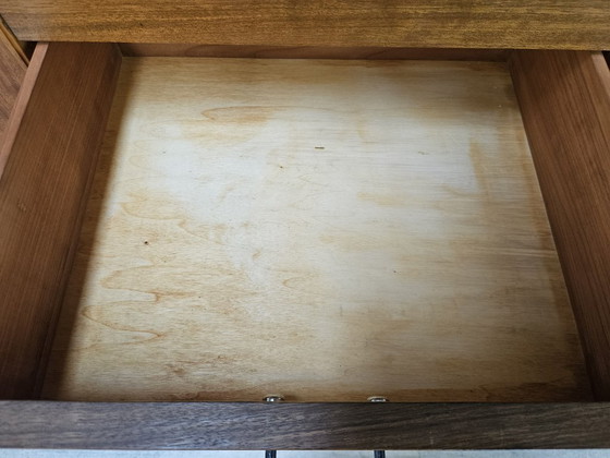 Image 1 of Anrichte aus Teakholz mit Eisenstruktur, 1960