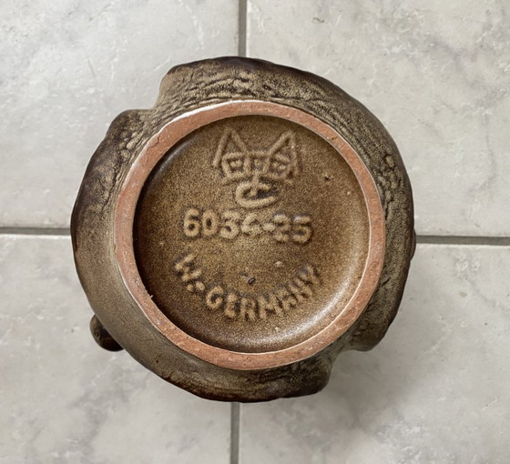 West Germany Vase by Carsten Tonnieshof Model 6034-25 Brutalist – Ceramic (photo 3 of 12)