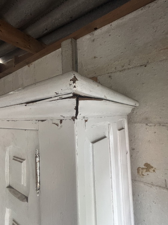 Image 1 of Grote Vintage Brutalist Buffetkast / Dressoir – 201 x 164 cm