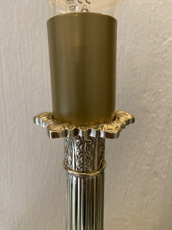 Image 1 of Lampe de table en bronze style Empire