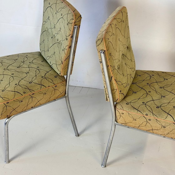 Image 1 of Bauhaus stalen stoel van buizen door József Peresztegi, 1960