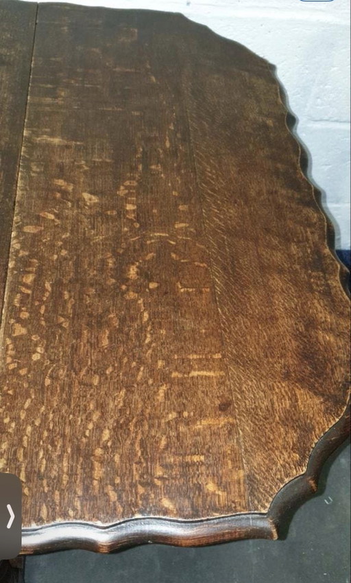 Antiek Getordte Hangoortafel – Wood (photo 2 of 10)