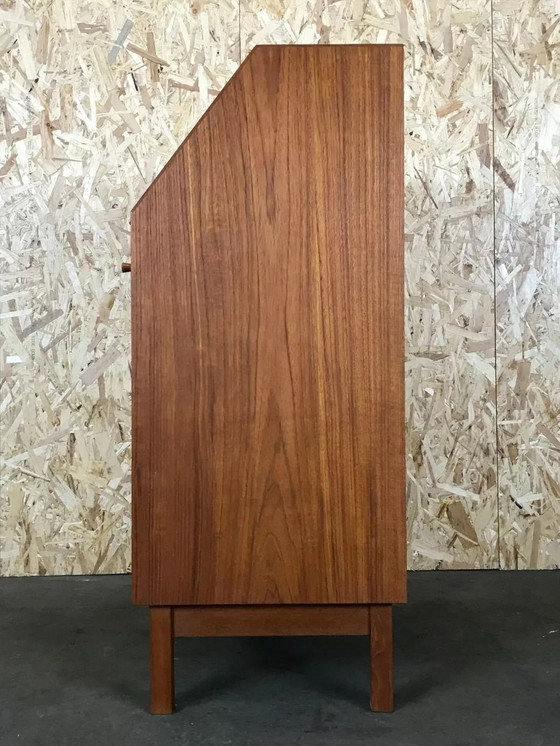 Image 1 of 60s 70s teak secretaire ladekast Deens Modern Bureauontwerp Denemarken 60s 70s
