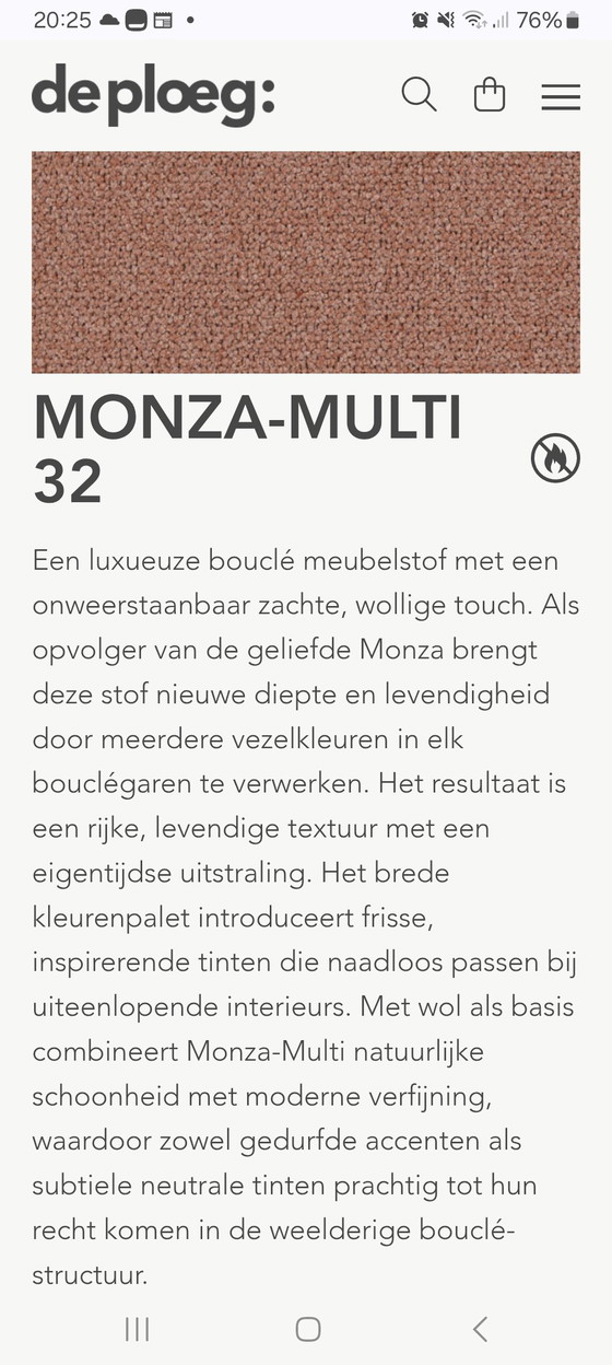 Image 1 of Fauteuil Tulipe Topform | Vintage années 1950-60 | Tissu Ploeg neuf