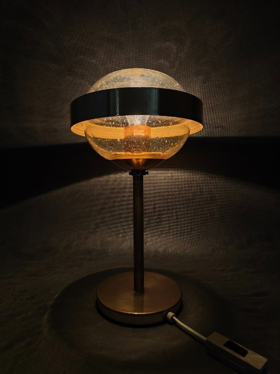 Image 1 of Space Age Glass Table Lamp by Kamenický Šenov, 1970s