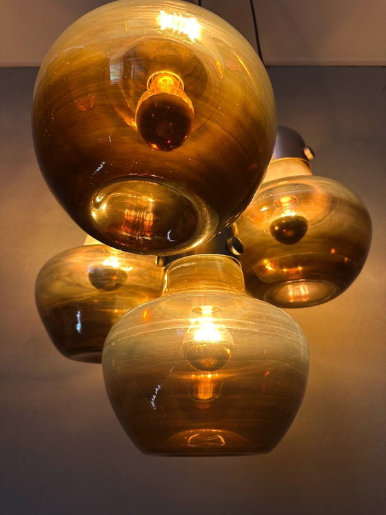 Vintage Nettetal Leuchten cascade lamp – Pendant lamps, Glass, Aluminium (photo 5 of 15)