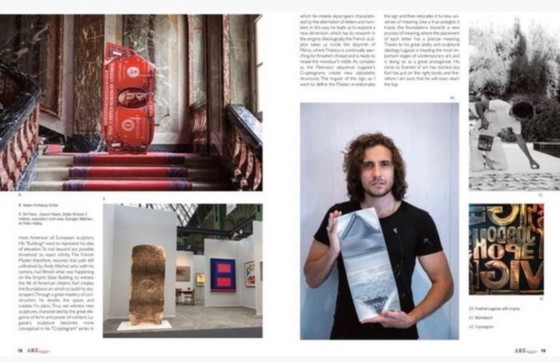 Image 1 of Karl LAGASSE - Un dollaro sulla mia tela rossa - Serigrafia d'artista