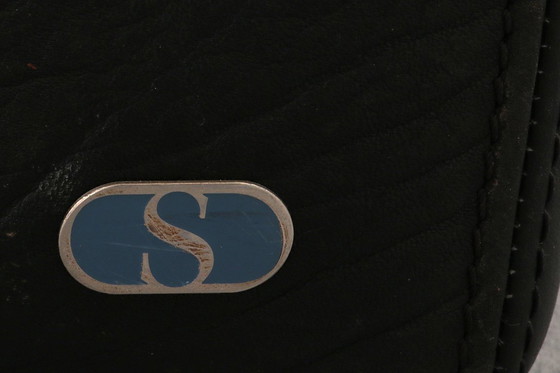 Image 1 of De Sede Modular 7-Piece Mid-Century Leather Sofa in Black – Swiss Icon