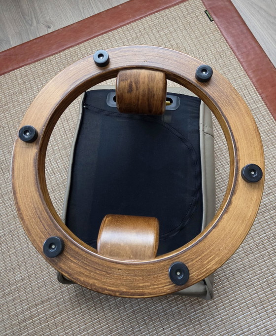 Stressless Footstool (Ekornes), Footstools & poufs, Leather, Creme (photo 3 of 5)