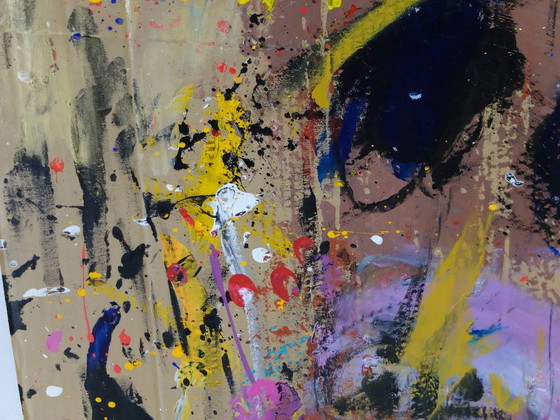 Image 1 of Victor Hasch (1945-2012) mixed technique on cardboard