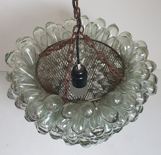 Image 1 of Vintage Murano grape pendant lamp