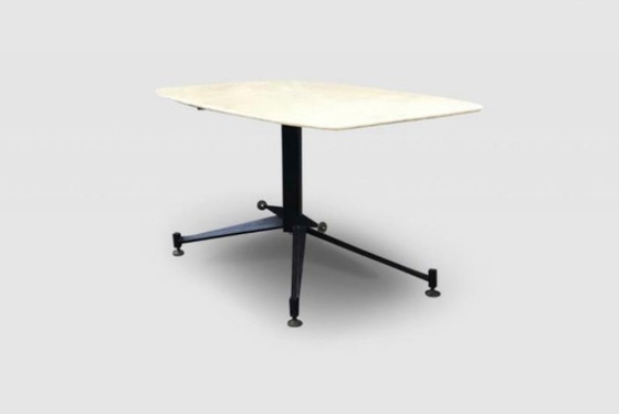 Image 1 of Italian Marble Coffee Table Attributed to Carlo Ratti Mid-Century