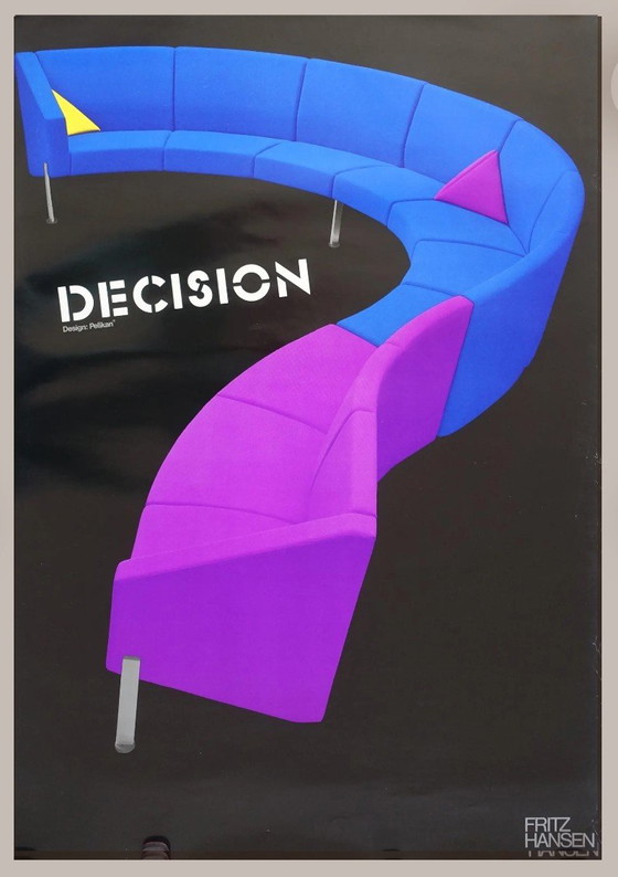 Divano Decision, Pelikan Design per Fritz Hansen anni '80 – Divani, Metal, Textile (photo 10 of 12)