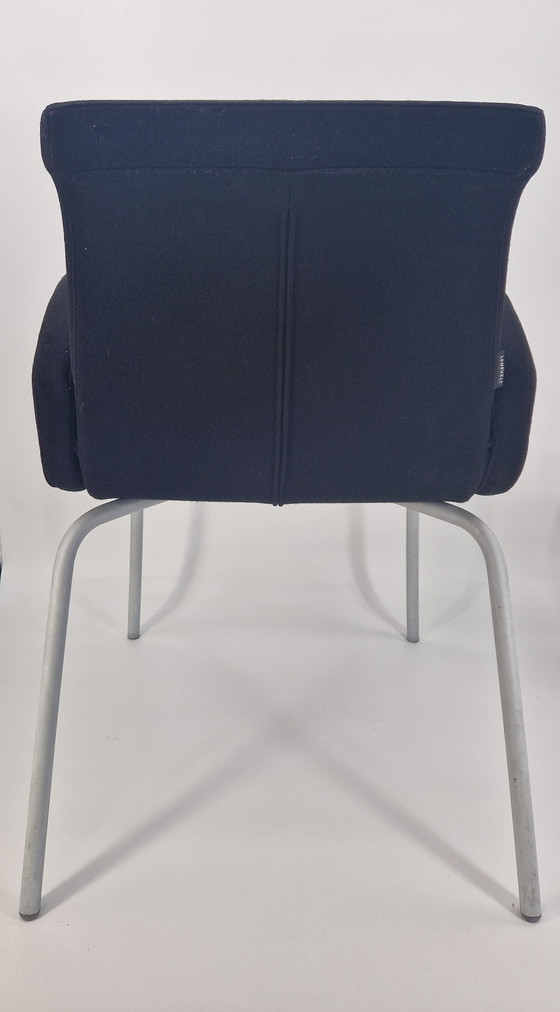Image 1 of Lensvelt Flag Chairs | Black | Set of 4 | Design Gérard van den Berg