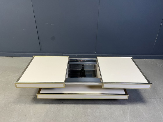 Image 1 of Tavolino da caffè vintage di Willy Rizzo per Mario Sabot, anni '70