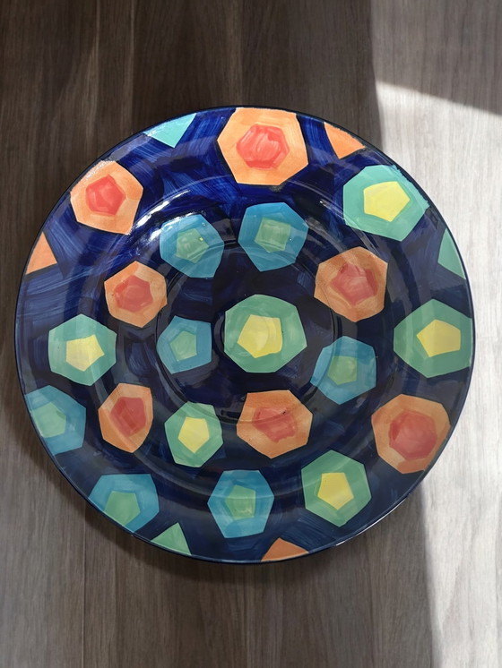 Image 1 of Vintage IKEA Schaal in Memphis Milano Stijl – Asa Gray Design Protest