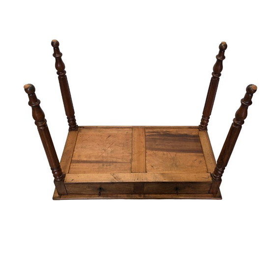 Image 1 of Antica scrivania inglese in radica di noce, circa 1860